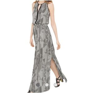 White House Black Market vertical striped maxi size 12